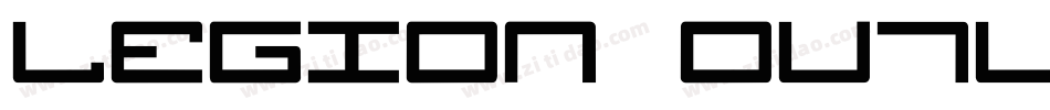 Legion Outline字体转换